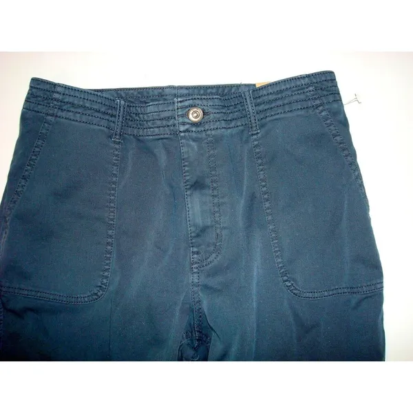 New NWT Womens 12 Prana Pants Sancho Slim Organic Dark Sky Blue Hike Climb Walk - Image 2