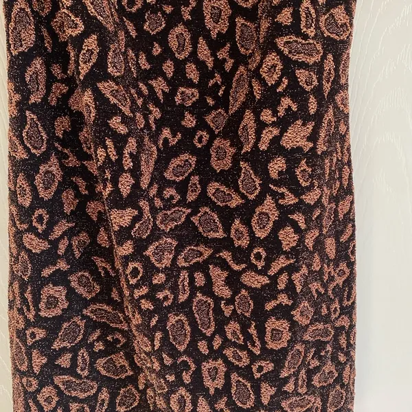 NWT Forever 21 brown and black mini cheetah print mini slip cowl dress - Image 3