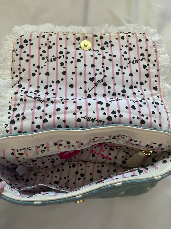 Betsy Johnson Purse Blue - Image 2