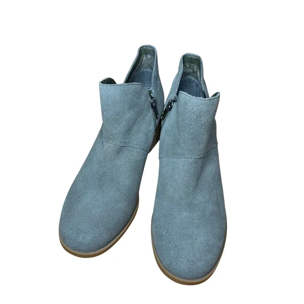 Koolaburra by UGG Sofia Suede Side Zip Ankle Booties 1096440 Womens Size 8.5 Gray - Image 2