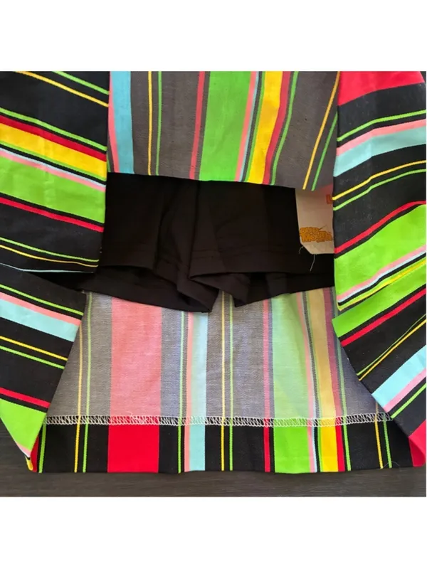 Loudmouth Skort Women's Size 10 Multi-color Striped Golf - Image 3