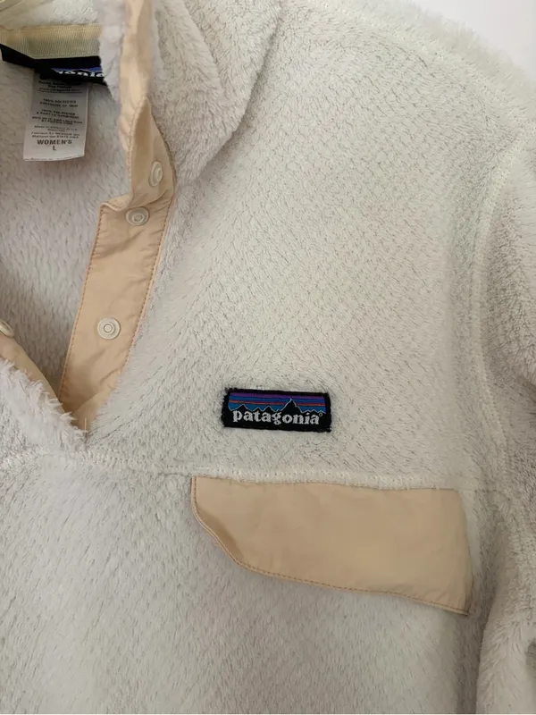 Patagonia Re Tool Snap T White Pullover - Image 3
