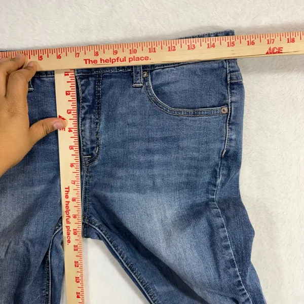 Free People 28 Skinny Jeans Jet Pocket‎ Zip Low Rise Ankle Casual Work Office - Image 7