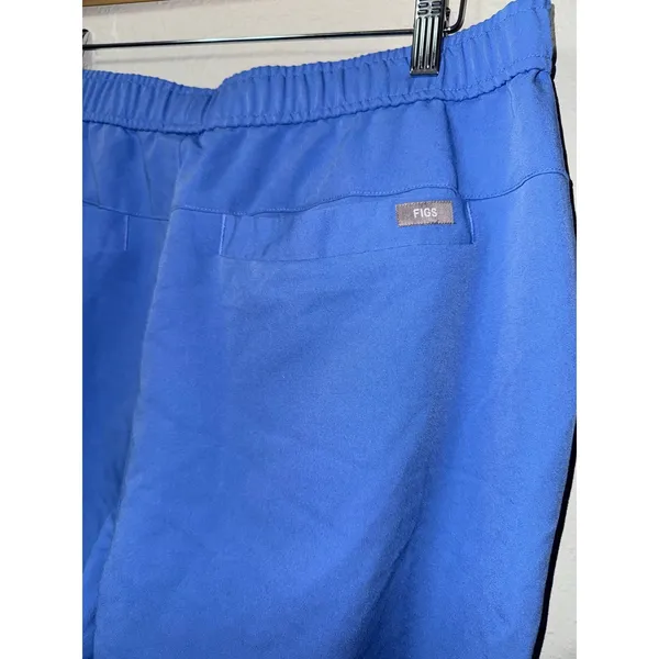 Figs Technical Collection Joggers Scrubs Womens XL Blue Drawstring Comfy Relaxed - Image 7