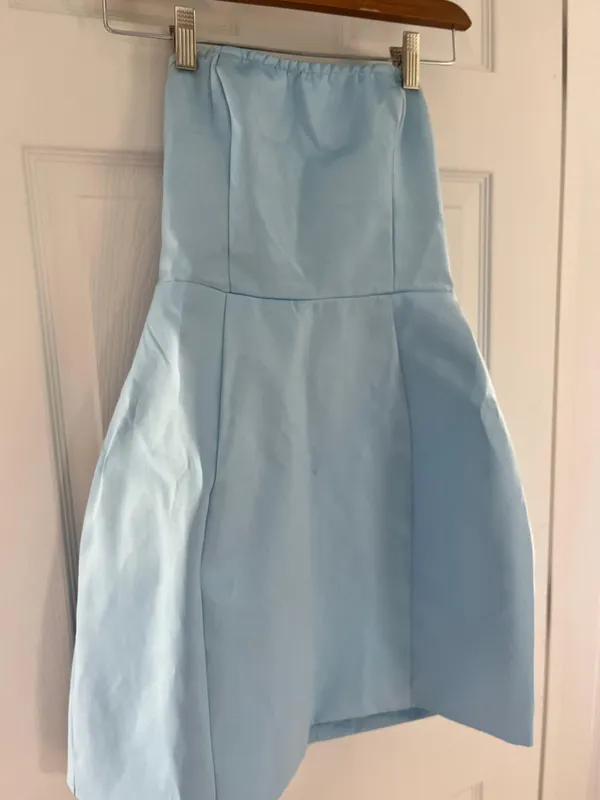 Light Blue Mini Dress - Image 2
