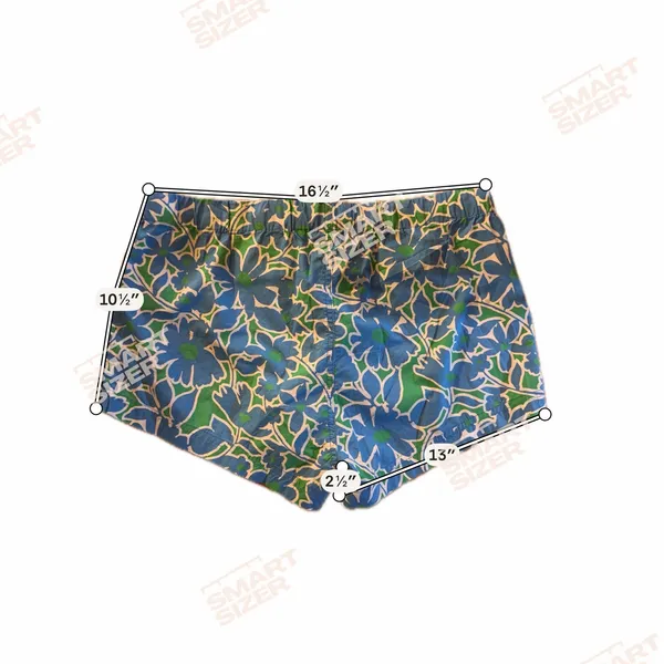 J.Crew Re-Imagined Shorts Womens M Blue Green White Floral Pull-On - Image 5