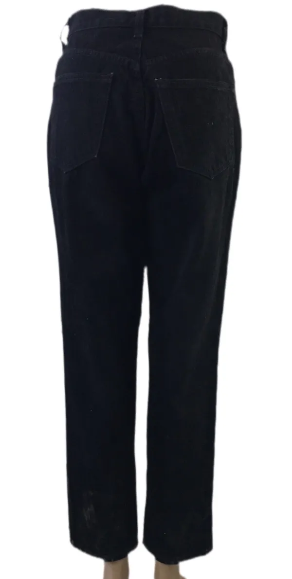 Gap Vintage 90s Classic Fit Black Denim Ankle Jeans High Waist Relaxed - Image 4