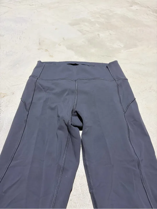 Lululemon in movement 7/8 Gray Leggings 6 - Image 3