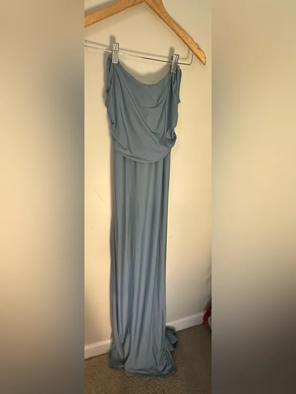 NWT Lucy in the Sky butterfly corset maxi dress blue large - Image 2