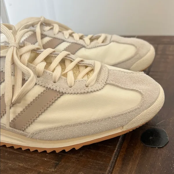 Adidas Women's SL 72 OG Sneaker Shoe Off White Pink Sz 8 - Image 6