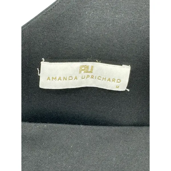 Amanda Uprichard X REVOLVE Chandon Jumpsuit Black Ponte Medium Cropped Date‎ - Image 5