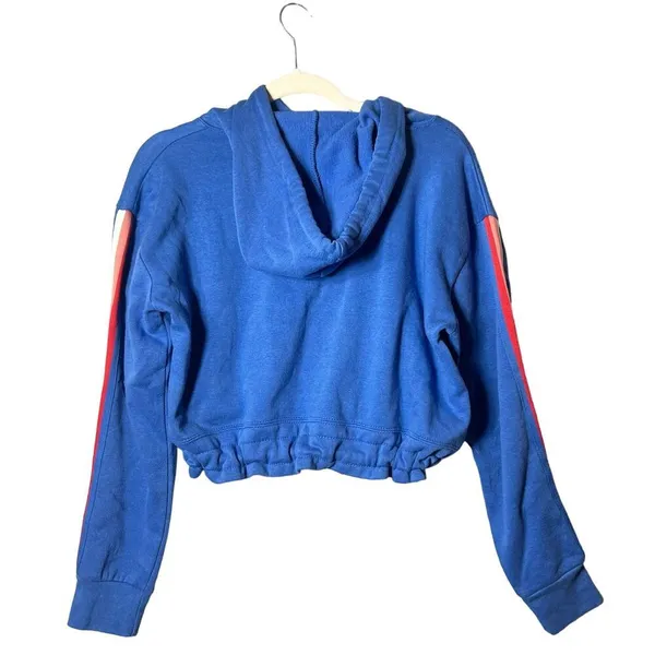 Myrtle Beach Hoodie Womens XL Blue Keep It Salty Long Sleeve‎ Drawstring Hem - Image 2