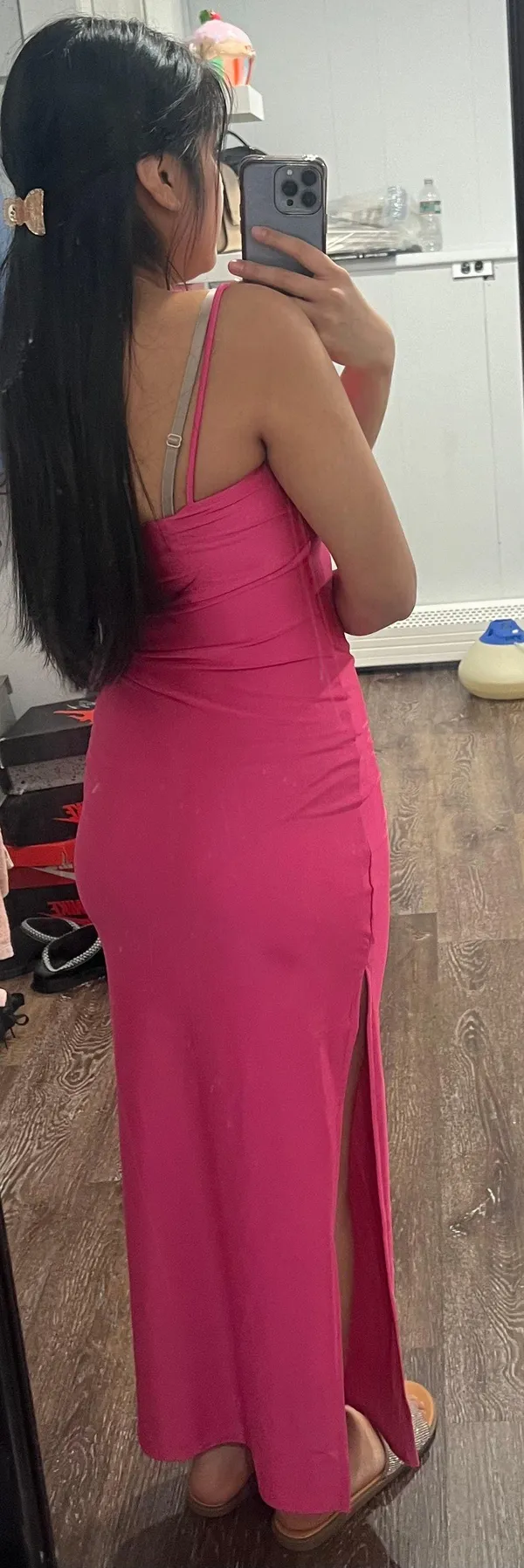 Pink Silk Dress - Image 2