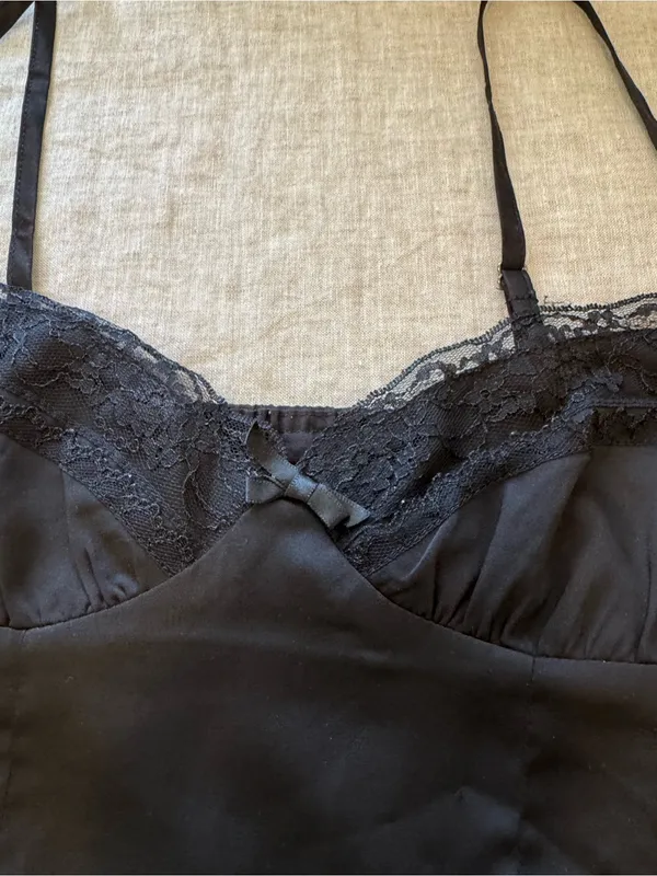 Princess Polly Black Lacy Bra Top - Image 2