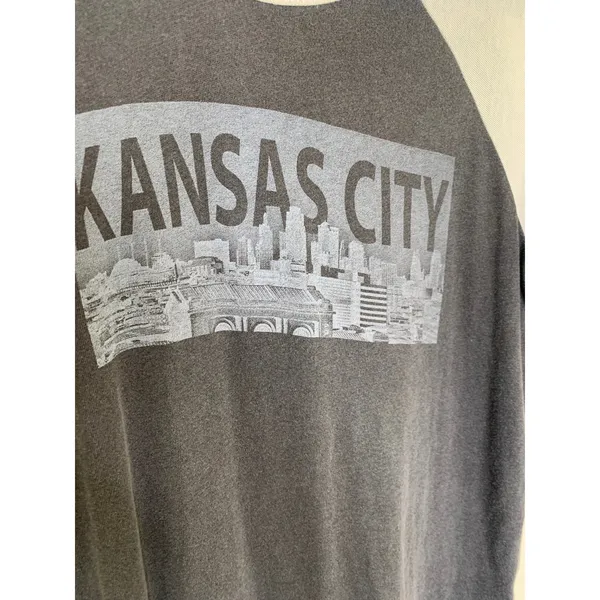 Kansas City Baseball Tee Union Station Sz Medium Casual Boho - Image 6
