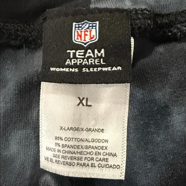 NFL Kansas City Chiefs Black Tie-Dye Leggings - Image 7