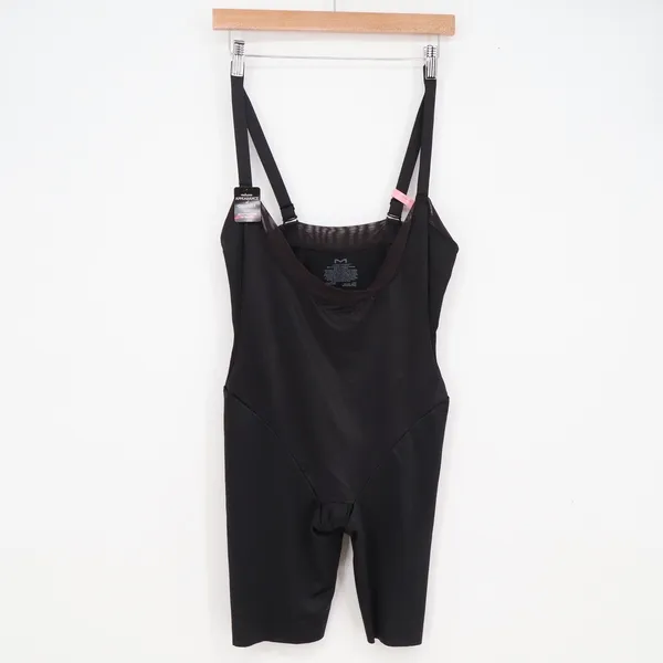 Maidenform Womens Black Cellulite Reducing Firm Control Shapewear Bodysuit L - Image 2
