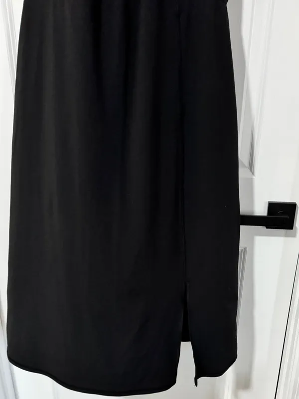 Isabel by Ingrid+Isabel Maternity Black Sleeveless Knit A-Line Midi Dress XL - Image 5