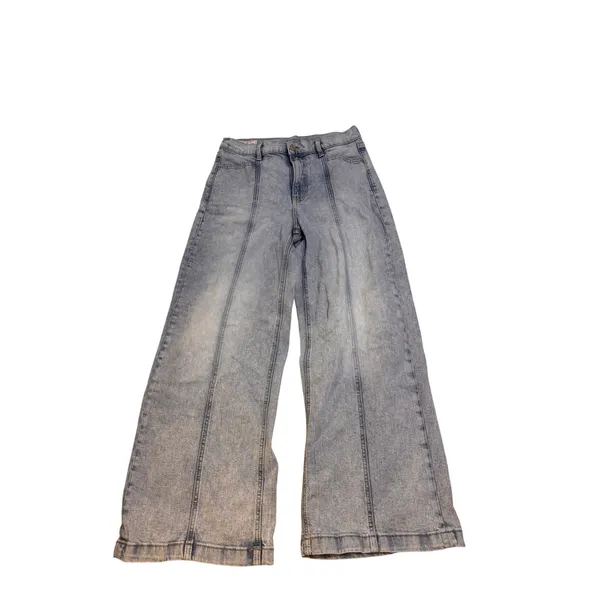 2 Gap High Rise Stride Wide-Leg Jeans 29/8P Cargo & Light Wash Petite - Image 7