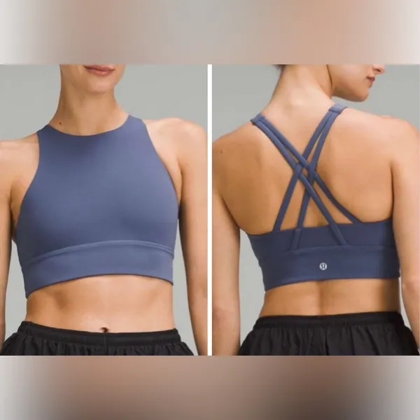 Lululemon Energy Longline Sports Bra in Shade Size 6 - Image 6