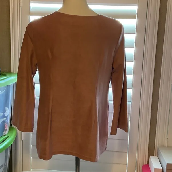 Motherhood Maternity Mauve V-Neck Blouse - Image 5