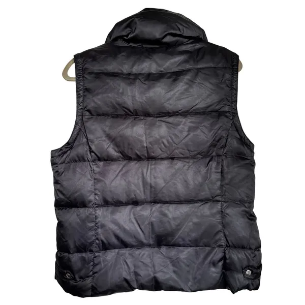 Express Womens Quilted Black Puffer Vest Size‎ Large Duck Down Fill - Image 4