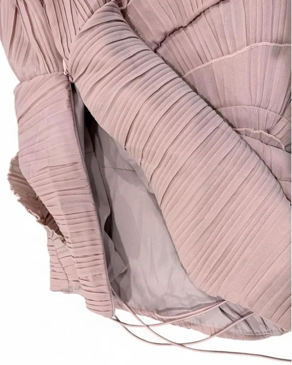 Shein Pink Ruffle Maxi Dress - Image 5
