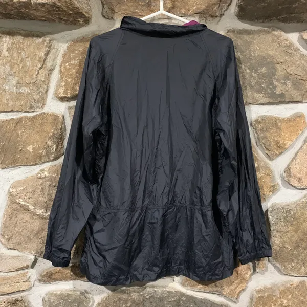 Vintage Black/Purple Thin Light Weight LL Bean Quarter Zip Windbreaker L.L. Bean Jacket - Image 5
