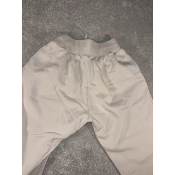 Nike Sportswear Phoenix Fleece High Waisted Oversized Sweatpants Womens M Beige - Image 10