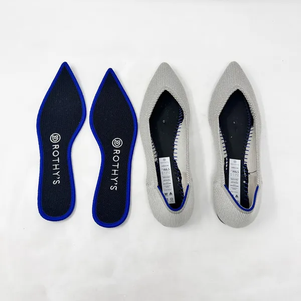 [Rothy’s] The Point Birdseye Gray Slip On Washable Ballet Flats Pointed Toe 6.5 - Image 9