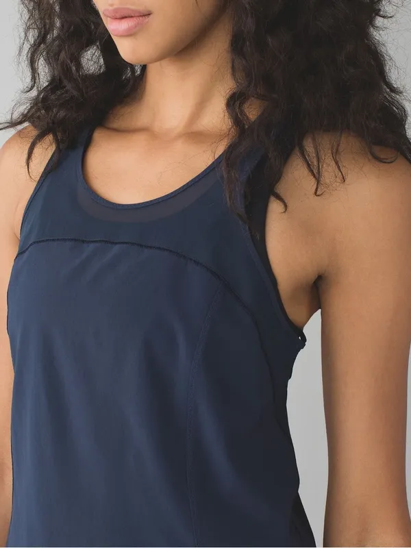 Lululemon 5 Mile‎ Singlet Inkwell Blue Tank Top - Image 4