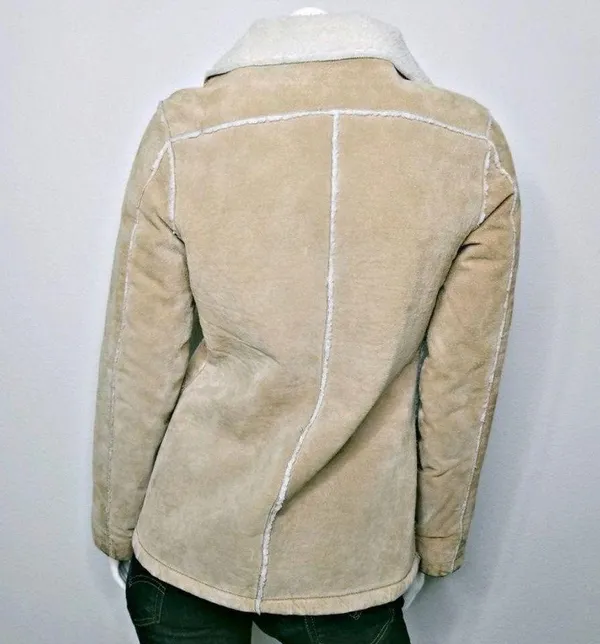 TILT Leather and Faux Shearling Sherpa Coat - Image 9