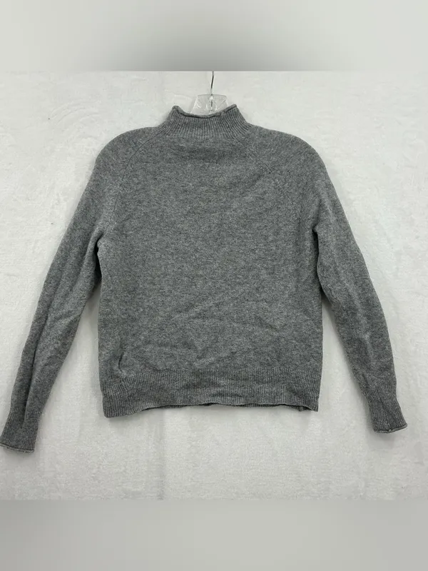 J. Crew Light Gray Mock Neck Sweater 901 - Image 6