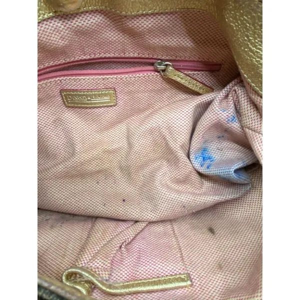 Dooney & Bourke Over Signature Fabric Size M Gray - Image 14