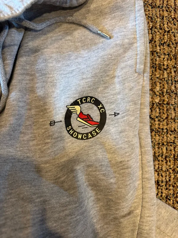 Grey pennant sportswear sweatpants - Image 4
