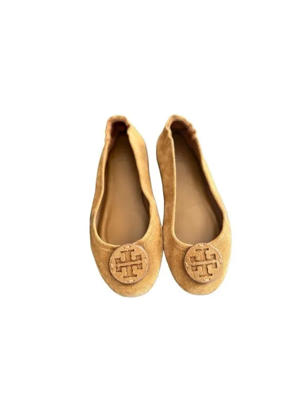 Tory Burch Minnie Travel Suede Ballet Flats size 6.5 - Image 5