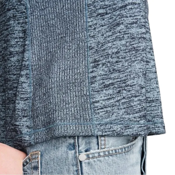 Rag & Bone Women’s Size S Blue Black Space Dye Ramona V-Neck Sleeveless Tank Top - Image 9