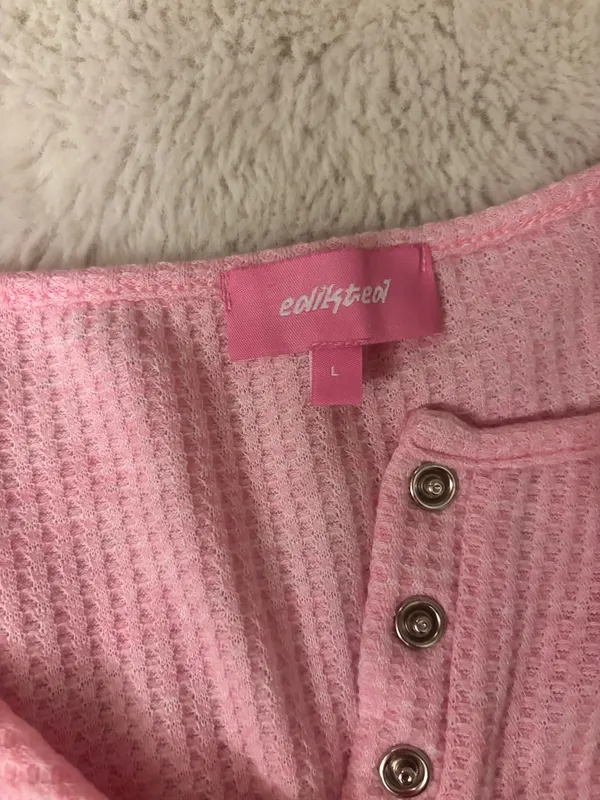Edikted Long Sleeve Top Crop - Image 2