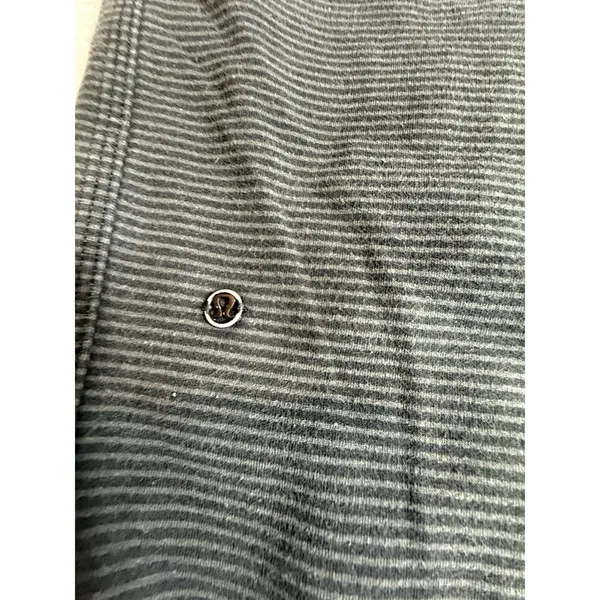 LULULEMON Women's‎ Gray Striped Casual Joggers Sweatpants Size 8 - Image 5