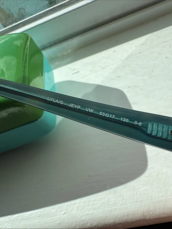 kate spade Tortoiseshell Frame Sunglasses with Dark Green Lenses - Image 2