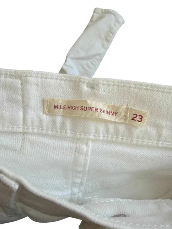 LEVIS Women’s Mile High Super Skinny Jeans Size 23 - Image 7