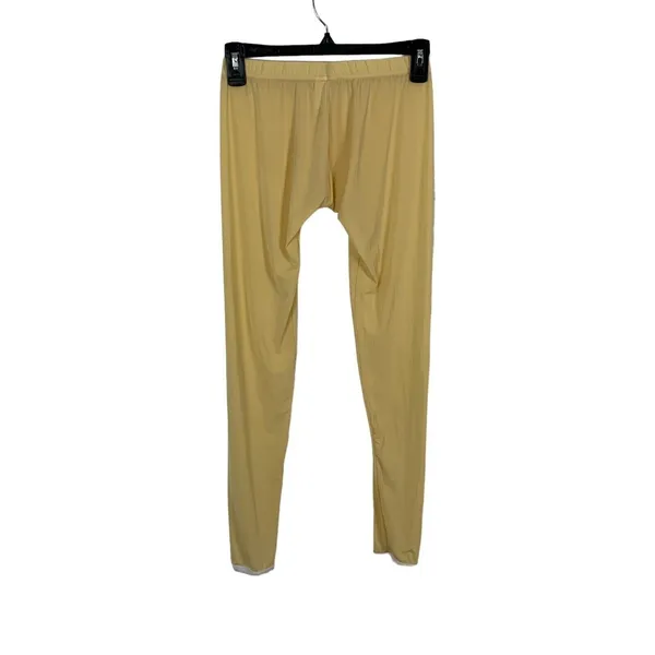 Vanskoos Pajama Pants Medium Yellow Stretch Lounge‎ Soft Sleep - Image 4
