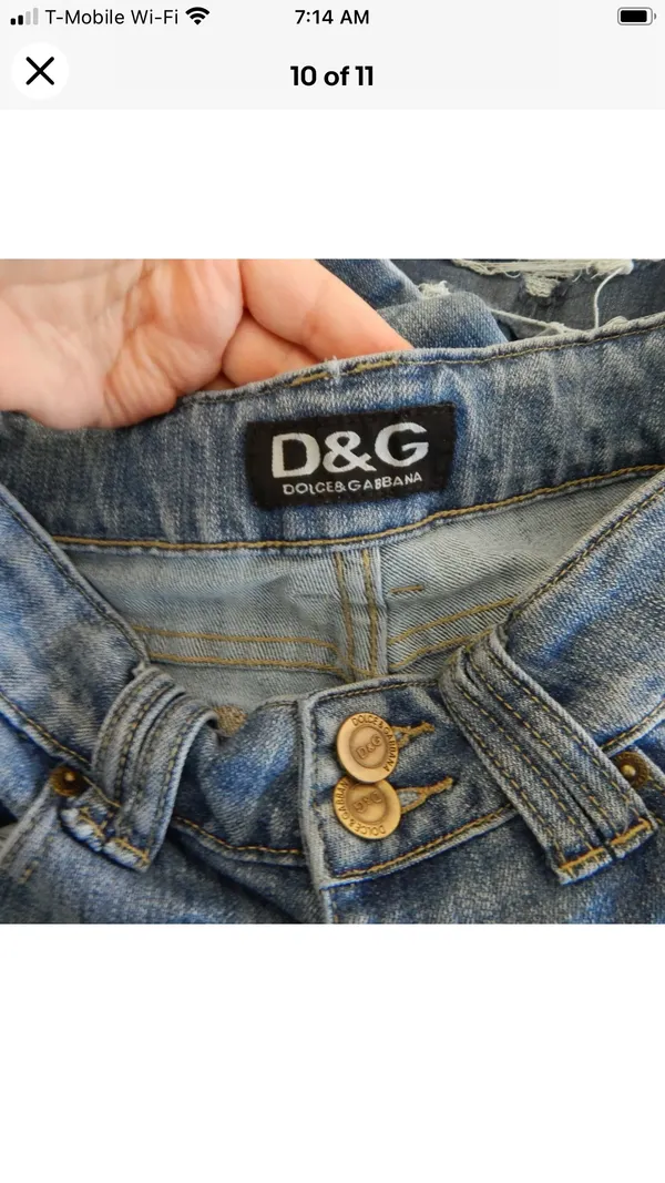 Dolce & Gabbana Auth  Jeans - Image 7