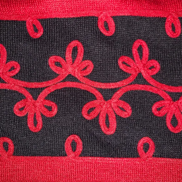 Vintage Dress Barn sweater red/black womens size 1X embroidered - Image 5
