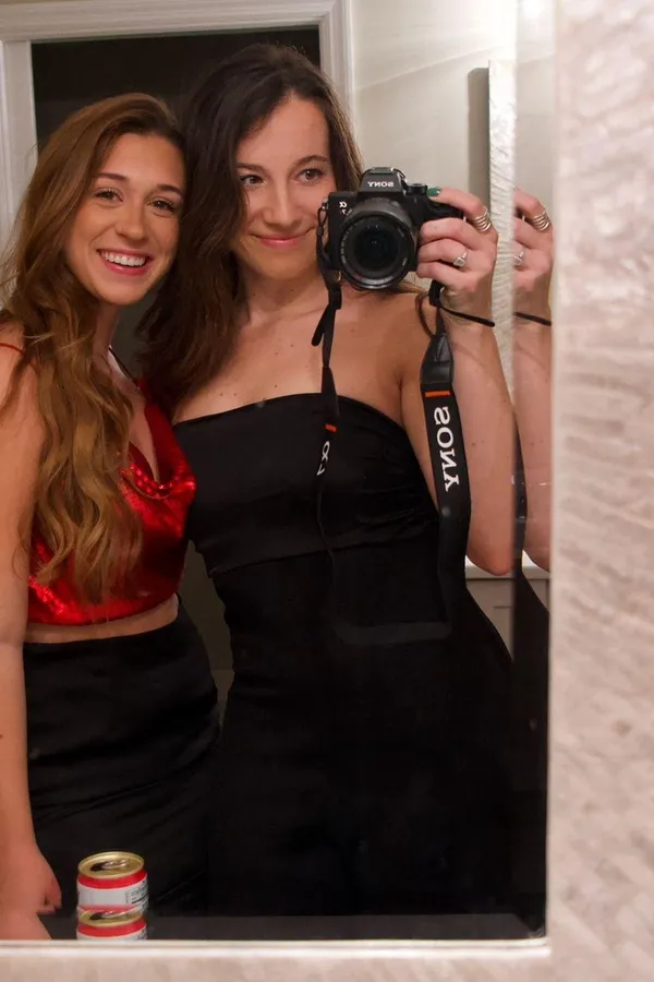 Express Black Strapless Jumpsuit - Image 2