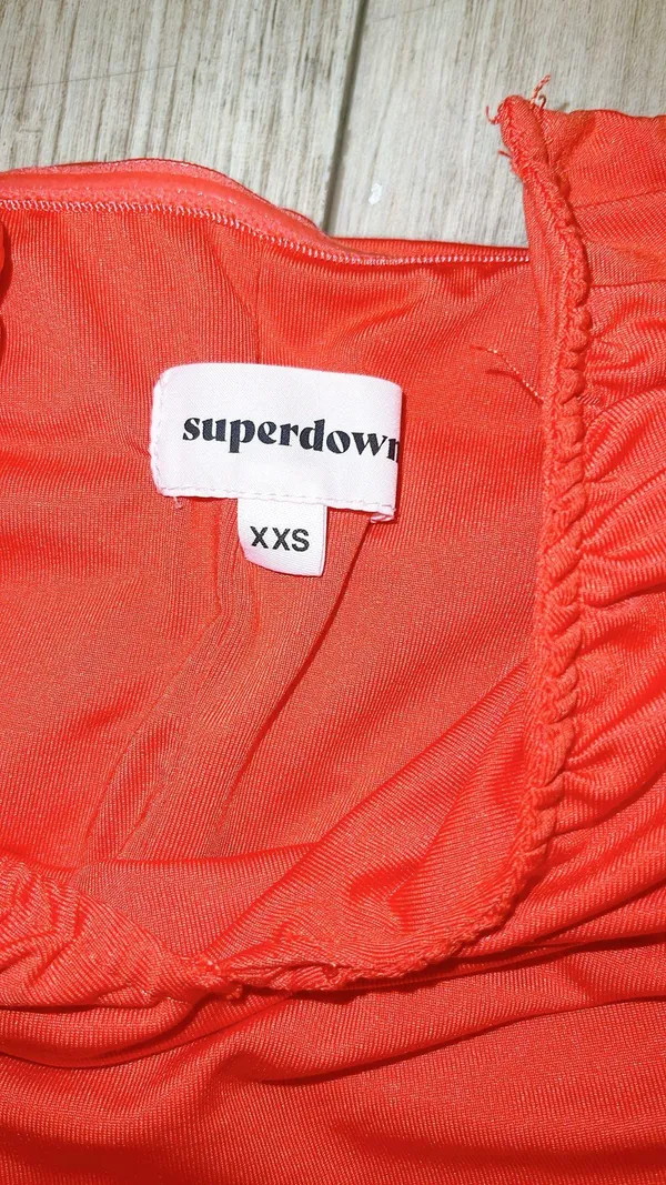 superdown Coral Orange-red Mini Dress - Image 2