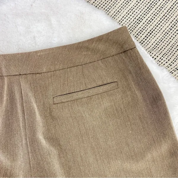 East 5th Petite‎ Cuffed Wide Leg Dress Pants Trousers Taupe Brown 8P - Image 6