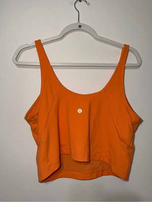 Lululemon Align Tank Size 14 Orange - Image 6