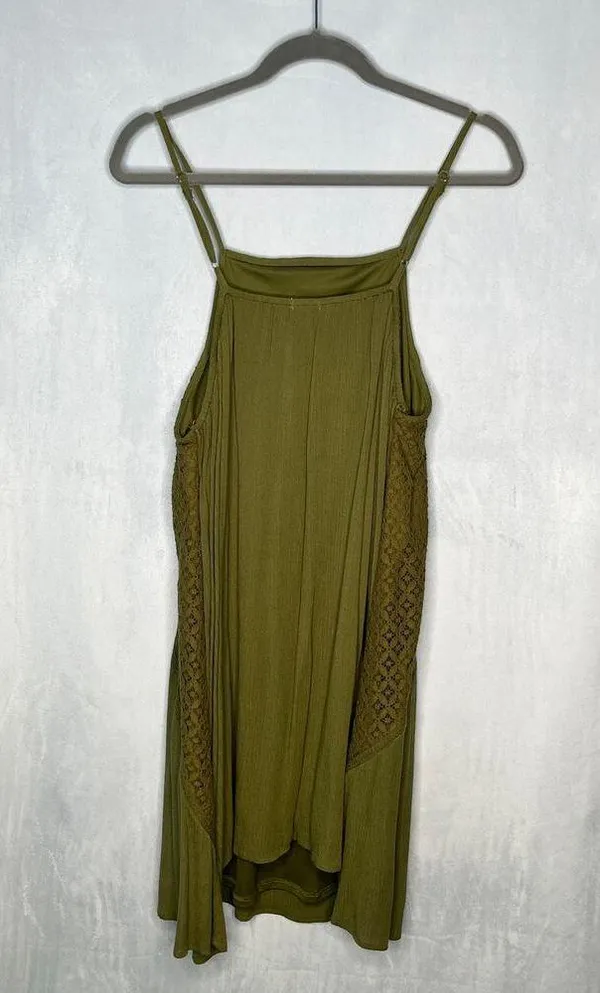 Xhilaration Dress Olive Green Sleeveless Lined Plus New XXL - Image 2