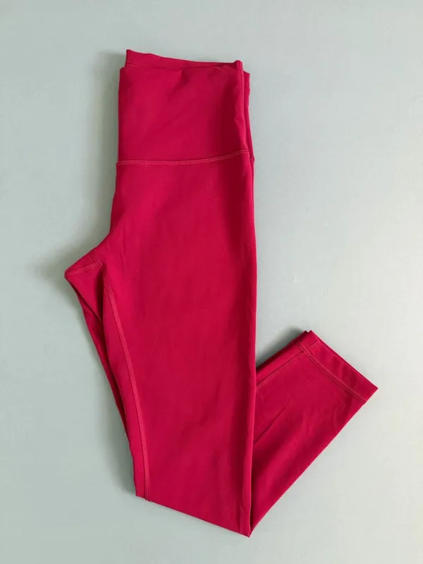 Lululemon Wunder Train High-Rise Tight 25"‎ Pomegranate W5CQDS - Image 5